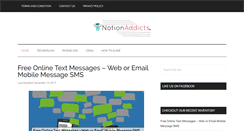 Desktop Screenshot of notionaddicts.com